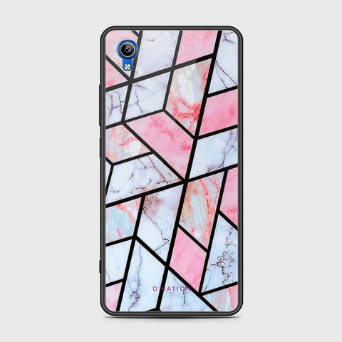 Vivo Y91C Cover - O'Nation Shades of Marble Series - HQ Ultra Shine Premium Infinity Glass Soft Silicon Borders Case