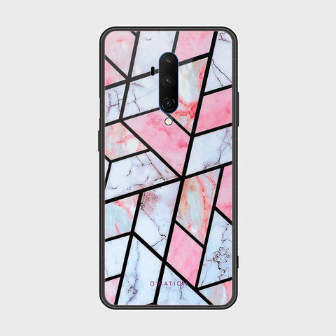 OnePlus 7T Pro Cover - O'Nation Shades of Marble Series - HQ Ultra Shine Premium Infinity Glass Soft Silicon Borders Case