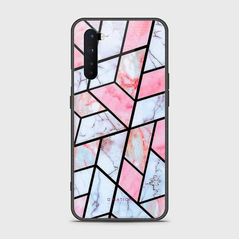 OnePlus Nord Cover - O'Nation Shades of Marble Series - HQ Ultra Shine Premium Infinity Glass Soft Silicon Borders Case