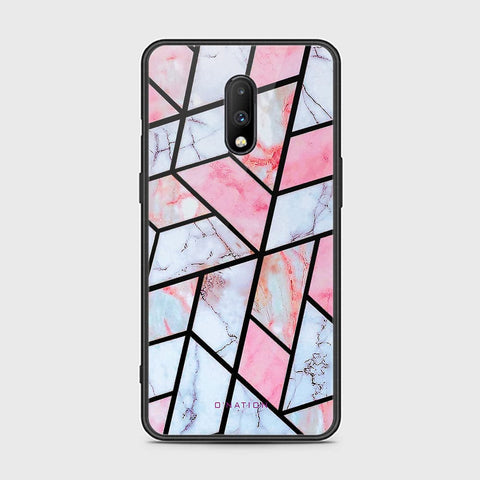OnePlus 6T Cover - O'Nation Shades of Marble Series - HQ Ultra Shine Premium Infinity Glass Soft Silicon Borders Case