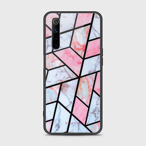 Realme 6 Cover - O'Nation Shades of Marble Series - HQ Ultra Shine Premium Infinity Glass Soft Silicon Borders Case