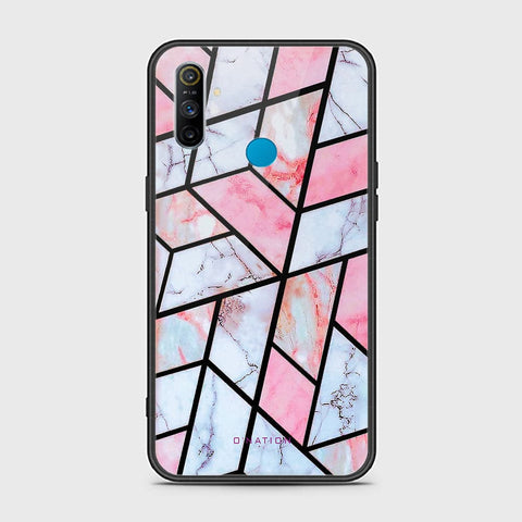 Realme 5i Cover - O'Nation Shades of Marble Series - HQ Ultra Shine Premium Infinity Glass Soft Silicon Borders Case