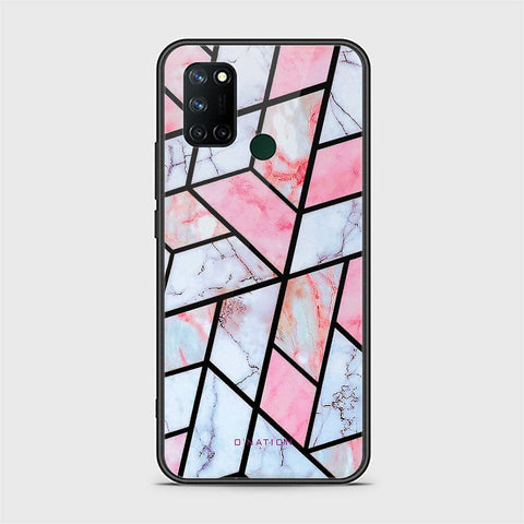 Realme C17 Cover - O'Nation Shades of Marble Series - HQ Ultra Shine Premium Infinity Glass Soft Silicon Borders Case