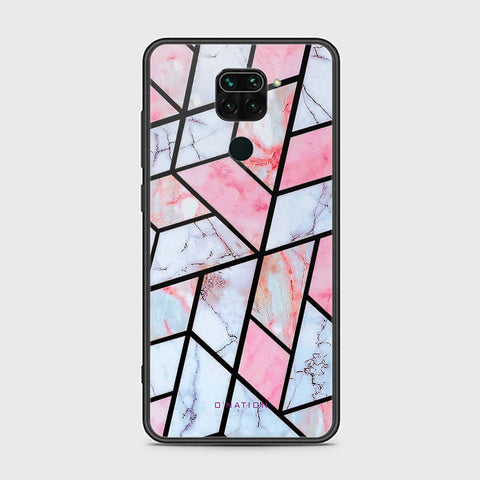 Xiaomi Redmi Note 9 Cover - O'Nation Shades of Marble Series - HQ Ultra Shine Premium Infinity Glass Soft Silicon Borders Case