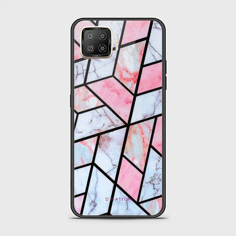 Oppo Reno 4 Lite Cover - O'Nation Shades of Marble Series - HQ Ultra Shine Premium Infinity Glass Soft Silicon Borders Case