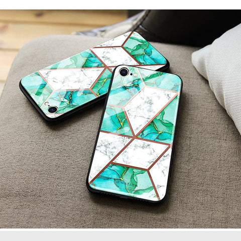 Huawei Y9 2018 Cover - O'Nation Shades of Marble Series - HQ Ultra Shine Premium Infinity Glass Soft Silicon Borders Case