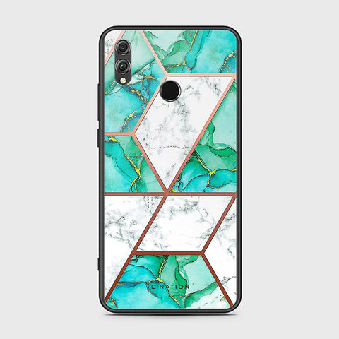 Huawei Honor 8X Cover - O'Nation Shades of Marble Series - HQ Ultra Shine Premium Infinity Glass Soft Silicon Borders Case