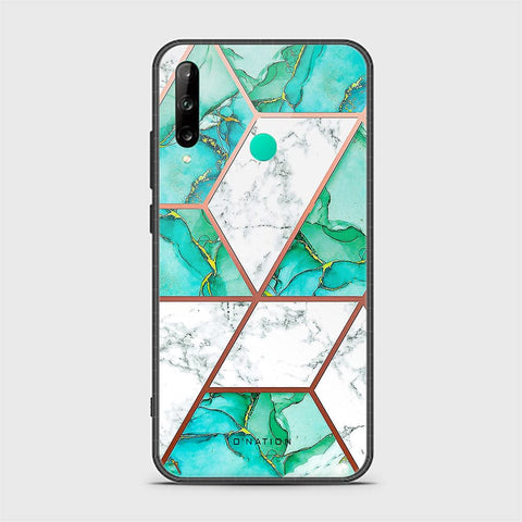 Huawei Honor 9c Cover - O'Nation Shades of Marble Series - HQ Ultra Shine Premium Infinity Glass Soft Silicon Borders Case