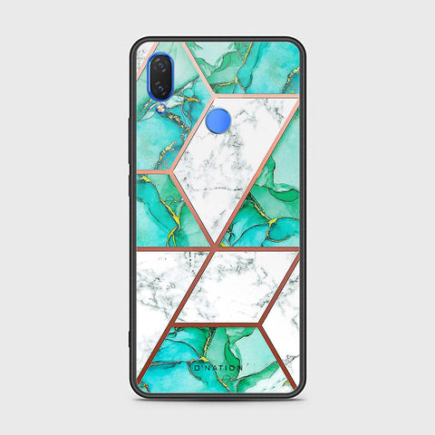 Huawei Nova 3 Cover - O'Nation Shades of Marble Series - HQ Ultra Shine Premium Infinity Glass Soft Silicon Borders Case