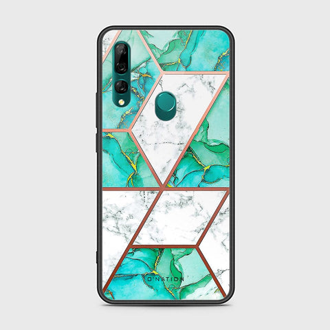 Huawei Y9 Prime 2019 Cover - O'Nation Shades of Marble Series - HQ Ultra Shine Premium Infinity Glass Soft Silicon Borders Case