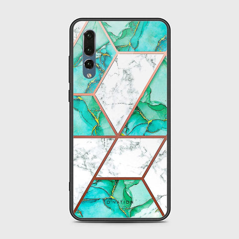 Huawei P20 Pro Cover - O'Nation Shades of Marble Series - HQ Ultra Shine Premium Infinity Glass Soft Silicon Borders Case