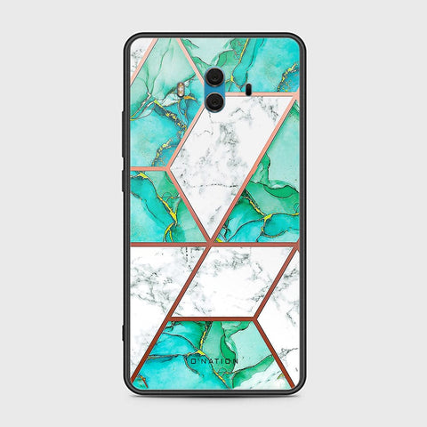 Huawei Mate 10 Cover - O'Nation Shades of Marble Series - HQ Ultra Shine Premium Infinity Glass Soft Silicon Borders Case