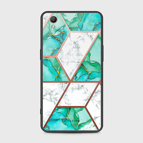 Oppo A37 Cover - O'Nation Shades of Marble Series - HQ Ultra Shine Premium Infinity Glass Soft Silicon Borders Case