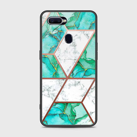 Oppo F9 / F9 Pro Cover - O'Nation Shades of Marble Series - HQ Ultra Shine Premium Infinity Glass Soft Silicon Borders Case