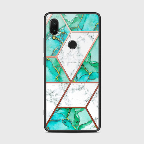 Xiaomi Redmi 7 Cover - O'Nation Shades of Marble Series - HQ Ultra Shine Premium Infinity Glass Soft Silicon Borders Case