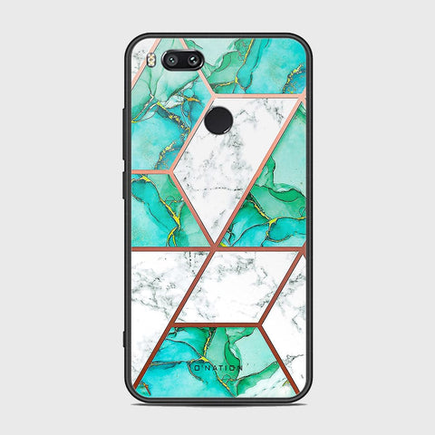 Xiaomi Mi A1 Cover - O'Nation Shades of Marble Series - HQ Ultra Shine Premium Infinity Glass Soft Silicon Borders Case