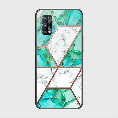 Realme 7 Pro Cover - O'Nation Shades of Marble Series - HQ Ultra Shine Premium Infinity Glass Soft Silicon Borders Case