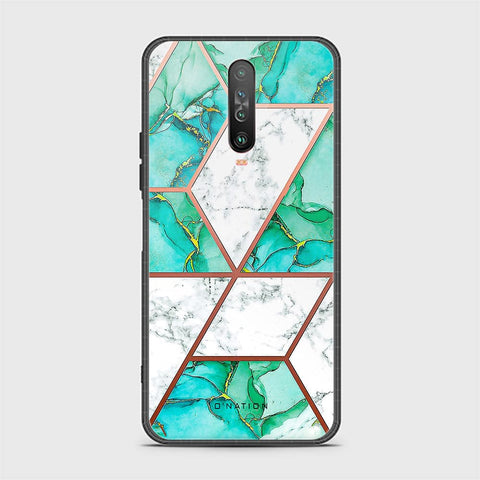Xiaomi Redmi K30 Cover - O'Nation Shades of Marble Series - HQ Ultra Shine Premium Infinity Glass Soft Silicon Borders Case