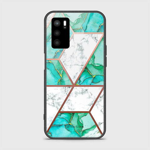 Oppo A16s Cover - O'Nation Shades of Marble Series - HQ Ultra Shine Premium Infinity Glass Soft Silicon Borders Case