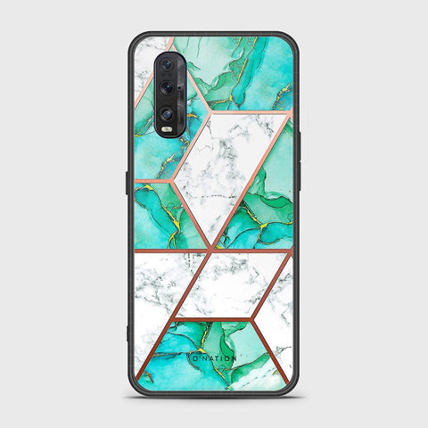 Oppo Find X2 Cover - O'Nation Shades of Marble Series - HQ Ultra Shine Premium Infinity Glass Soft Silicon Borders Case
