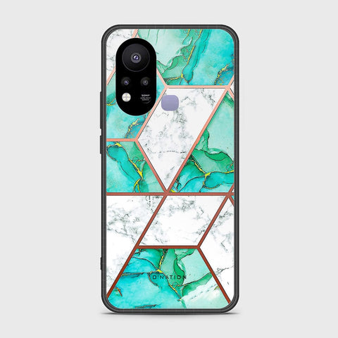 Infinix Hot 11s Cover - O'Nation Shades of Marble Series - HQ Ultra Shine Premium Infinity Glass Soft Silicon Borders Case