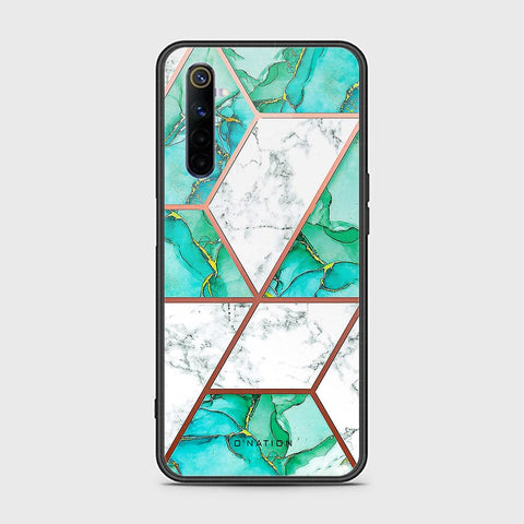 Realme 6 Cover - O'Nation Shades of Marble Series - HQ Ultra Shine Premium Infinity Glass Soft Silicon Borders Case