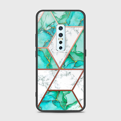 Vivo V17 Pro Cover - O'Nation Shades of Marble Series - HQ Ultra Shine Premium Infinity Glass Soft Silicon Borders Case