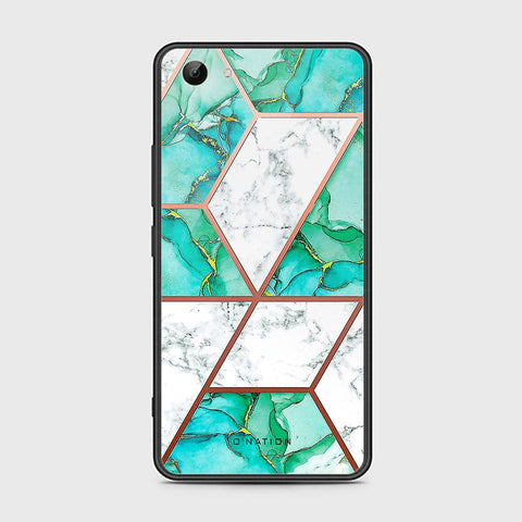 Vivo Y81 Cover - O'Nation Shades of Marble Series - HQ Ultra Shine Premium Infinity Glass Soft Silicon Borders Case