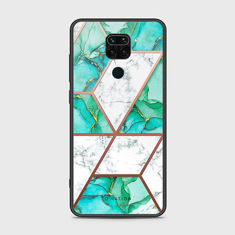 Xiaomi Redmi Note 9 Cover - O'Nation Shades of Marble Series - HQ Ultra Shine Premium Infinity Glass Soft Silicon Borders Case