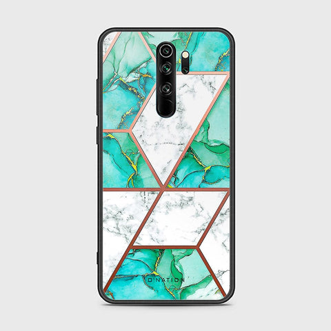 Xiaomi Redmi Note 8 Pro Cover - O'Nation Shades of Marble Series - HQ Ultra Shine Premium Infinity Glass Soft Silicon Borders Case