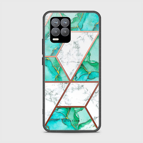 Realme 8 Pro Cover - O'Nation Shades of Marble Series - HQ Ultra Shine Premium Infinity Glass Soft Silicon Borders Case