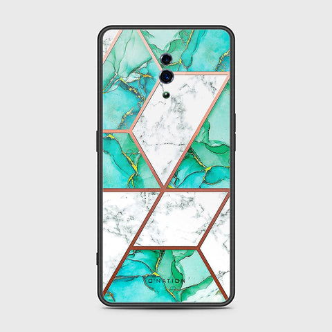 Oppo Reno Cover - O'Nation Shades of Marble Series - HQ Ultra Shine Premium Infinity Glass Soft Silicon Borders Case