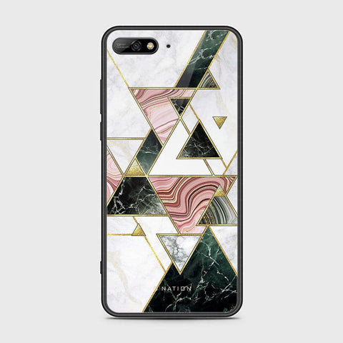 Huawei Y6 Prime 2018 Cover - O'Nation Shades of Marble Series - HQ Ultra Shine Premium Infinity Glass Soft Silicon Borders Case