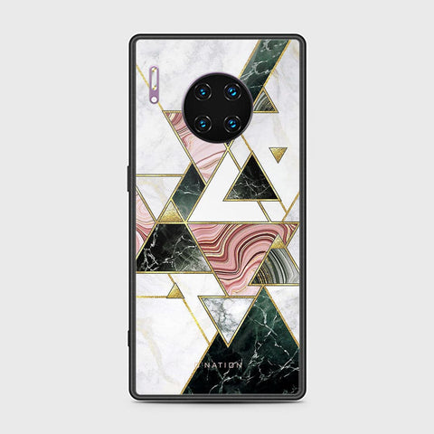 Huawei Mate 30 Pro Cover - O'Nation Shades of Marble Series - HQ Ultra Shine Premium Infinity Glass Soft Silicon Borders Case