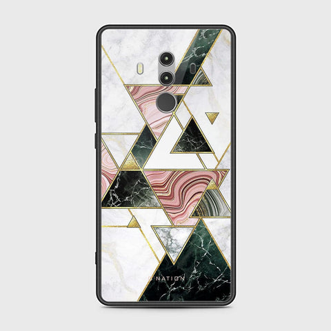 Huawei Mate 10 Pro Cover - O'Nation Shades of Marble Series - HQ Ultra Shine Premium Infinity Glass Soft Silicon Borders Case