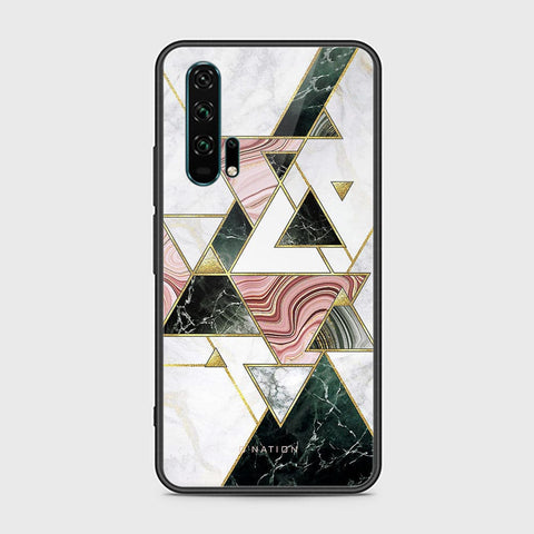 Honor 20 Pro Cover - O'Nation Shades of Marble Series - HQ Ultra Shine Premium Infinity Glass Soft Silicon Borders Case