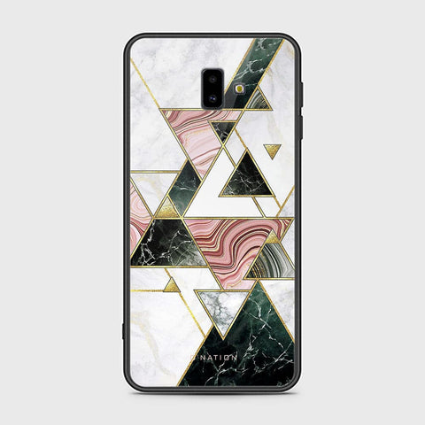 Samsung Galaxy J6 Plus 2018 Cover - O'Nation Shades of Marble Series - HQ Ultra Shine Premium Infinity Glass Soft Silicon Borders Case