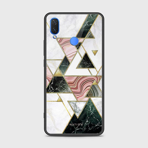 Huawei Nova 3i  Cover - O'Nation Shades of Marble Series - HQ Ultra Shine Premium Infinity Glass Soft Silicon Borders Case