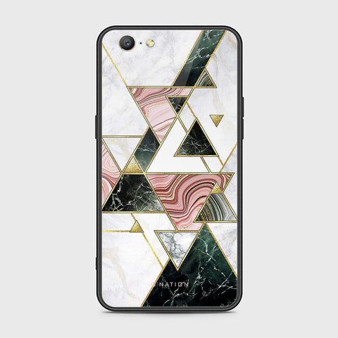 Oppo A57 Cover - O'Nation Shades of Marble Series - HQ Ultra Shine Premium Infinity Glass Soft Silicon Borders Case