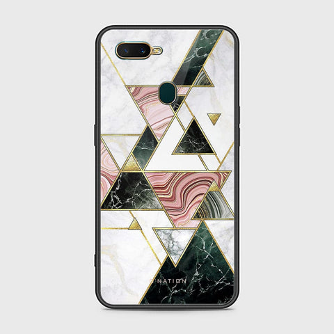 Oppo A12 Cover - O'Nation Shades of Marble Series - HQ Ultra Shine Premium Infinity Glass Soft Silicon Borders Case