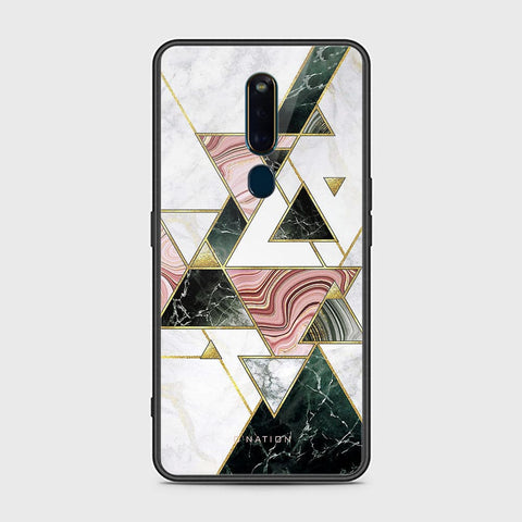 Oppo F11 Pro Cover - O'Nation Shades of Marble Series - HQ Ultra Shine Premium Infinity Glass Soft Silicon Borders Case