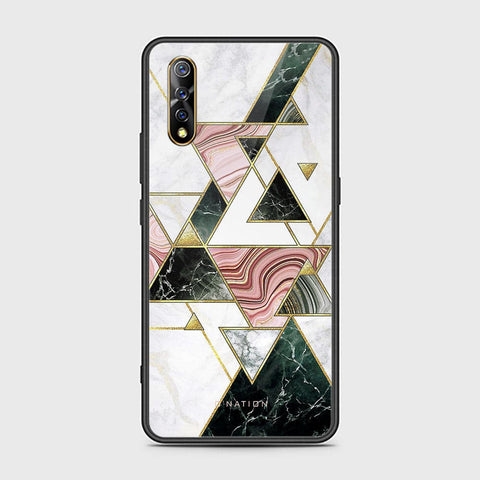 Vivo S1 Cover - O'Nation Shades of Marble Series - HQ Ultra Shine Premium Infinity Glass Soft Silicon Borders Case