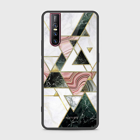 Vivo V15 Pro Cover - O'Nation Shades of Marble Series - HQ Ultra Shine Premium Infinity Glass Soft Silicon Borders Case