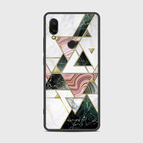 Xiaomi Redmi 7 Cover - O'Nation Shades of Marble Series - HQ Ultra Shine Premium Infinity Glass Soft Silicon Borders Case