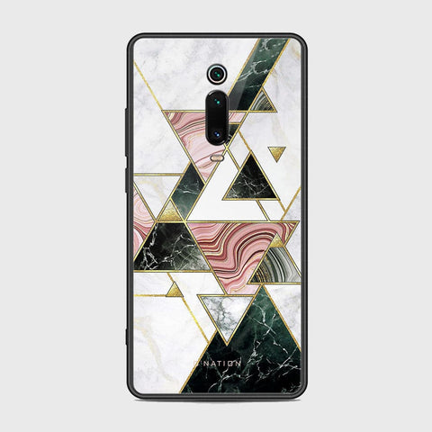 Xiaomi Mi 9T Cover - O'Nation Shades of Marble Series - HQ Ultra Shine Premium Infinity Glass Soft Silicon Borders Case