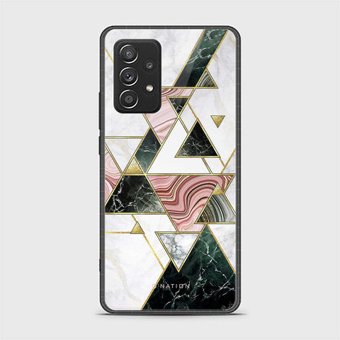 Samsung Galaxy A52 Cover - O'Nation Shades of Marble Series - HQ Ultra Shine Premium Infinity Glass Soft Silicon Borders Case