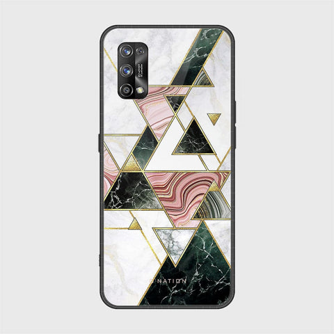 Realme 7 Pro Cover - O'Nation Shades of Marble Series - HQ Ultra Shine Premium Infinity Glass Soft Silicon Borders Case