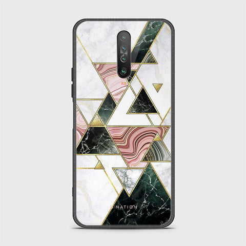 Xiaomi Redmi K30 Cover - O'Nation Shades of Marble Series - HQ Ultra Shine Premium Infinity Glass Soft Silicon Borders Case