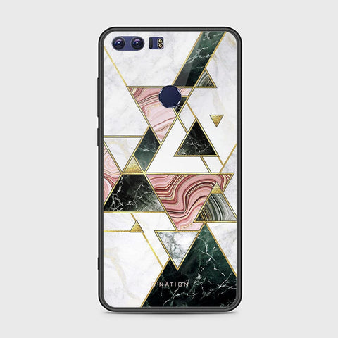 Huawei Honor 8 Cover - O'Nation Shades of Marble Series - HQ Ultra Shine Premium Infinity Glass Soft Silicon Borders Case