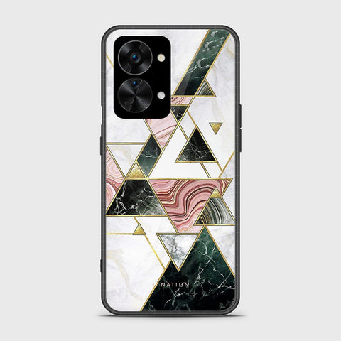 OnePlus Nord 2T Cover - O'Nation Shades of Marble Series - HQ Ultra Shine Premium Infinity Glass Soft Silicon Borders Case